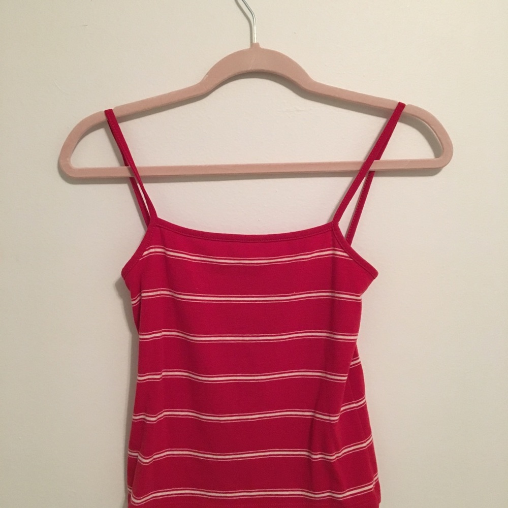 Brandy Melville red striped tank top!